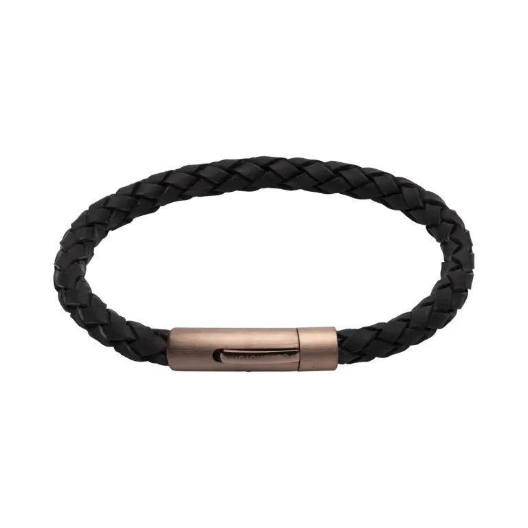Black Leather Bracelet