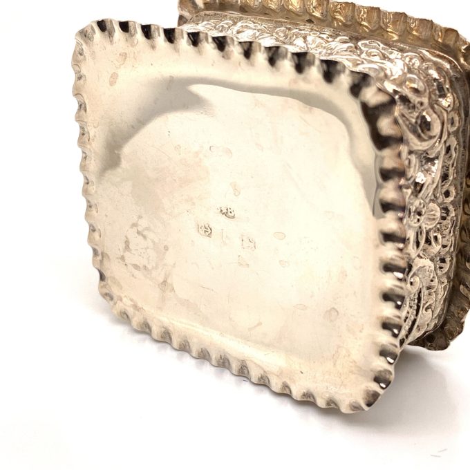 Antique Silver Pill Box - Image 2