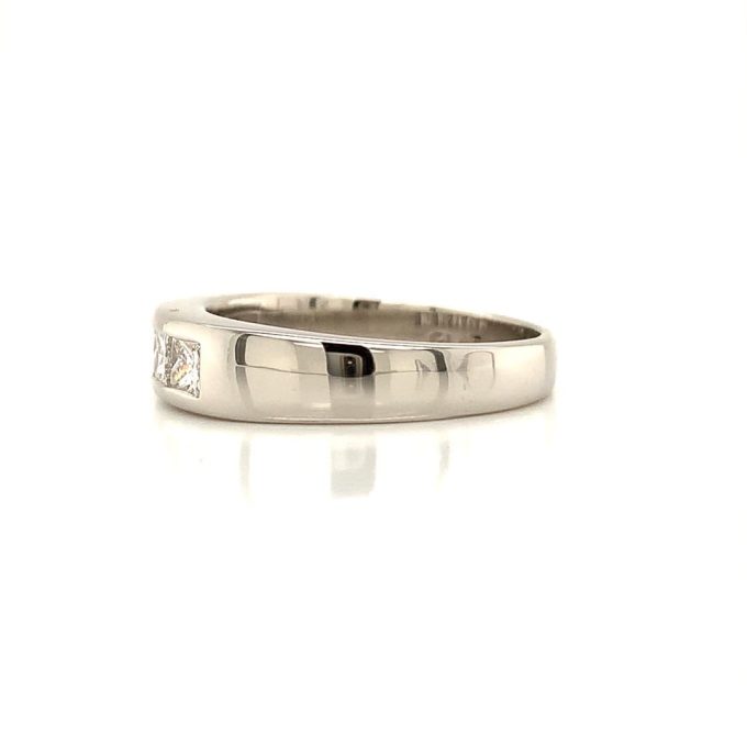 Platinum and Diamond Five Stone Eternity Ring - Image 4