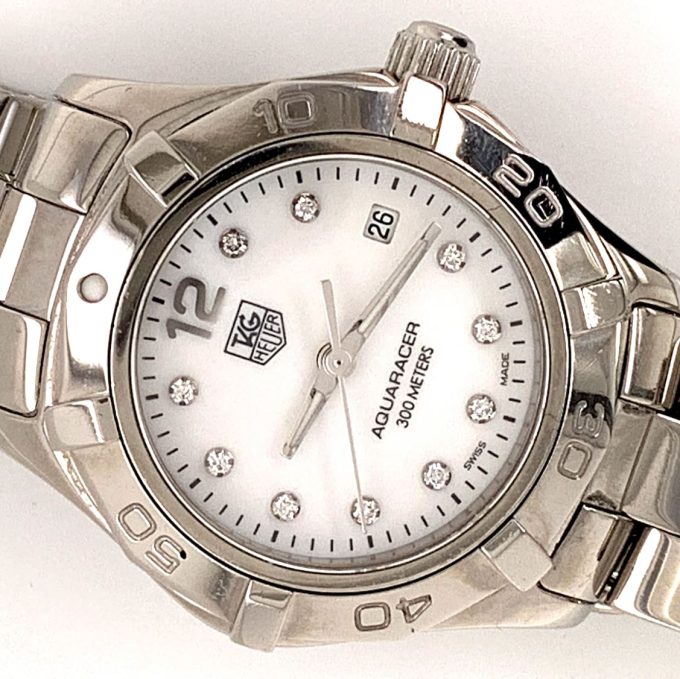 Tag Heuer Ladies Diamond Aquaracer Watch - Image 3
