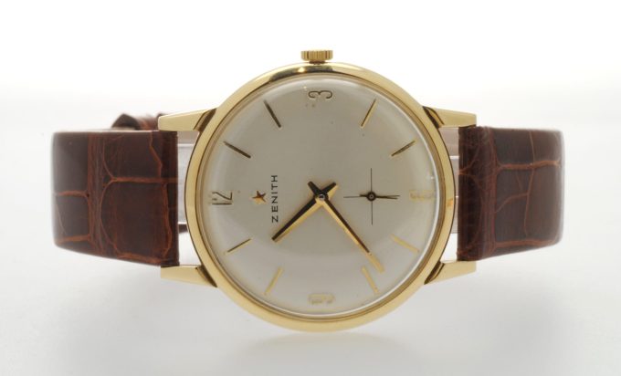 Vintage Gents Zenith 18 Carat Gold