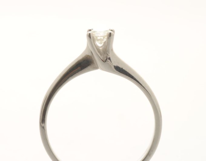 1/4 Carat Diamond Solitaire Ring - Image 3