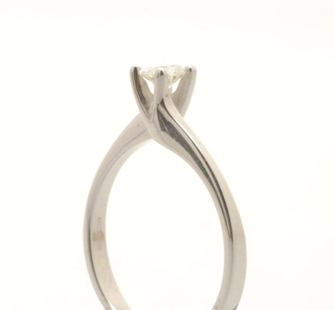 1/4 Carat Diamond Solitaire Ring - Image 2