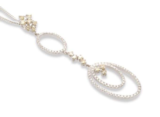 Diamond Dress Necklace - Image 3