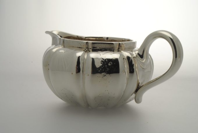 Victorian Silver Milk Jug and Sugar Bowl 1841 - Image 9