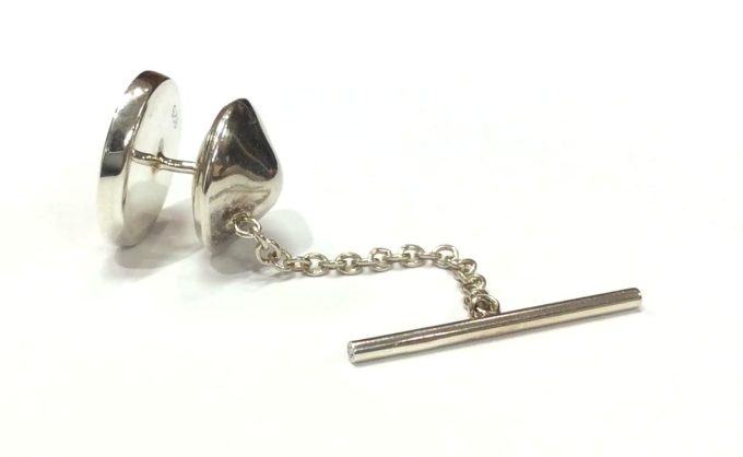 Silver Enamelled Tie Pin - Image 2