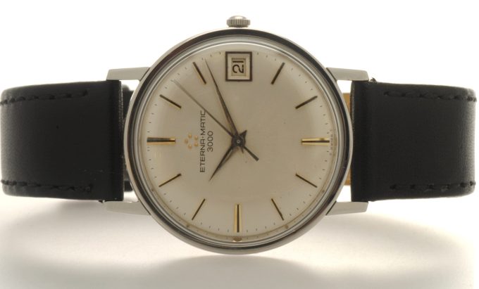 Eterna Matic 3000 Vintage Steel Watch