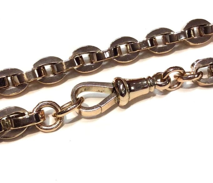 Rose Gold Watch Chain Bracelet - Image 2
