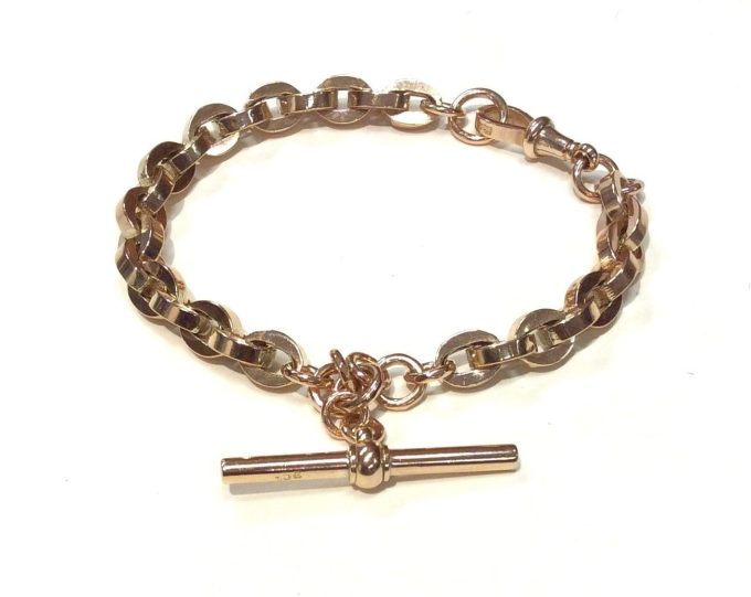 Rose Gold Watch Chain Bracelet