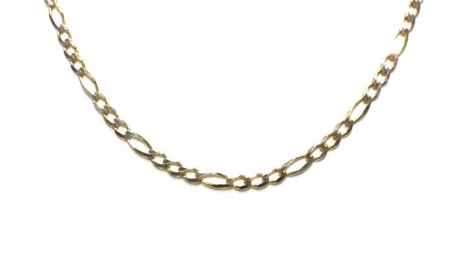 9ct Gold 18" Figaro Chain