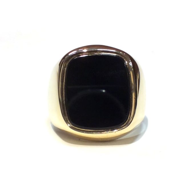 9 Carat Gold Onyx Signet Ring