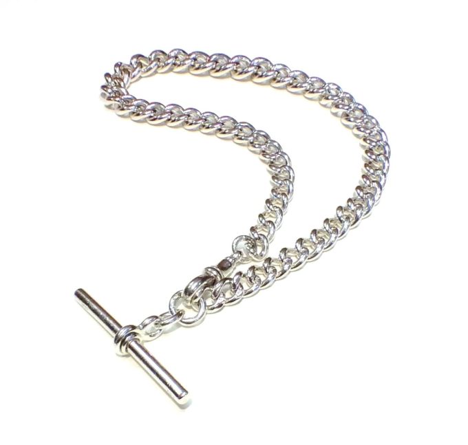 Antique Silver Watch Chain