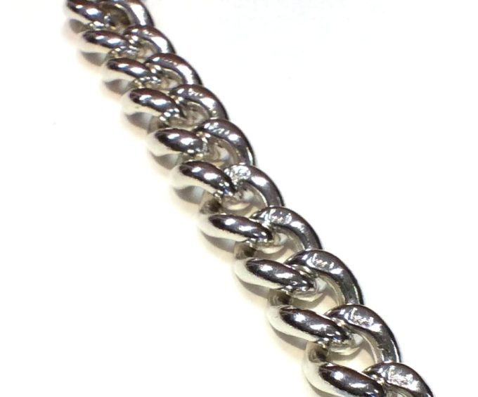 Antique Silver Watch Chain - Image 3