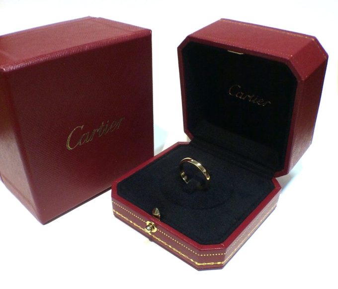 Cartier 18ct Yellow Gold 3mm Band - Image 2
