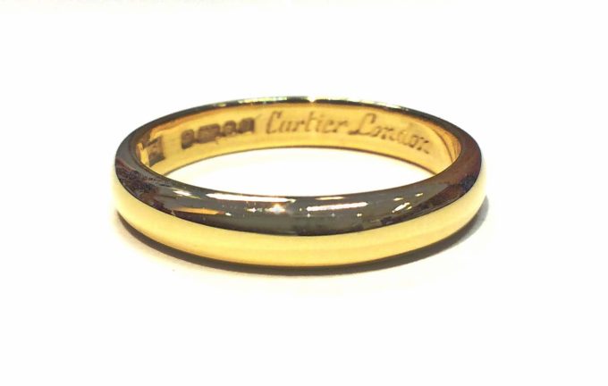 Cartier 18ct Yellow Gold 3mm Band - Image 4