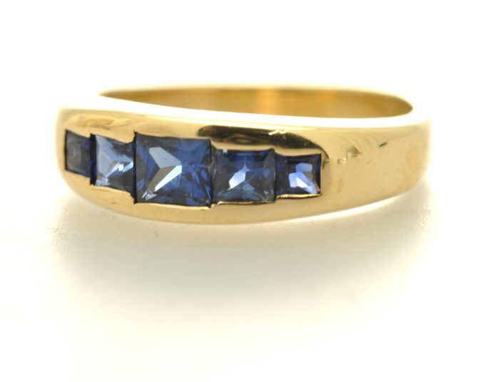 Sapphire Eternity Style Ring - Image 2