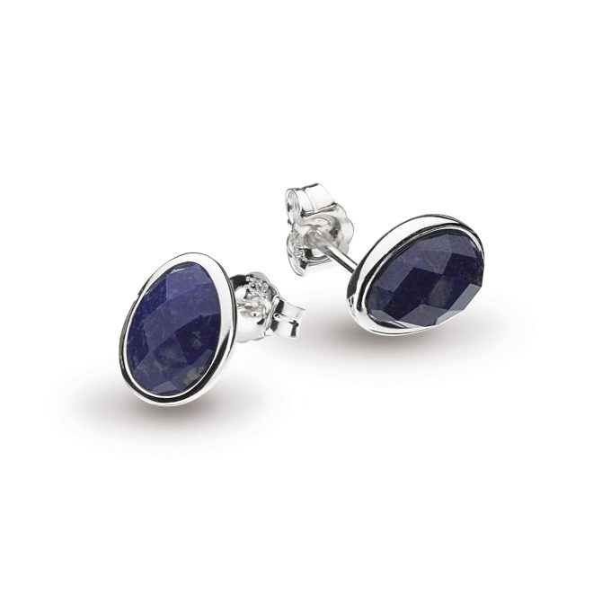 Kit Heath Large Lapis Stud Earrings