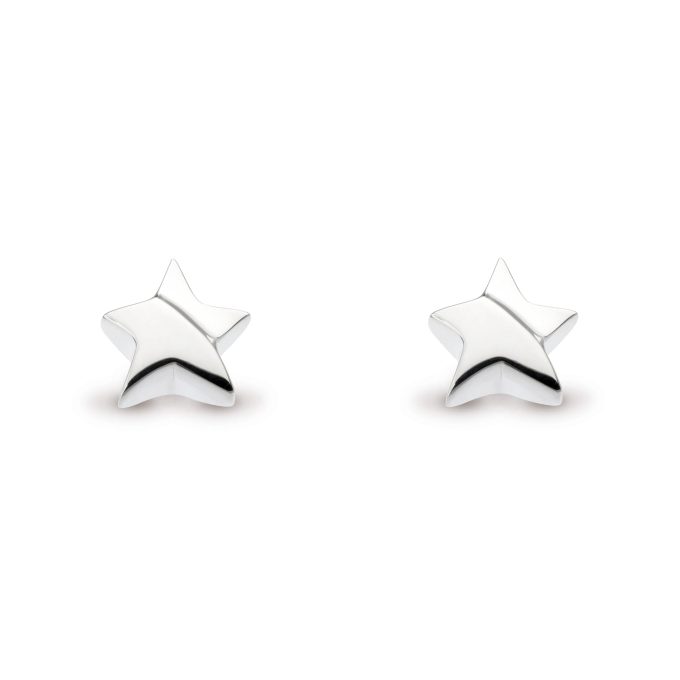 Kit Heath Silver Mini Star Stud Earrings