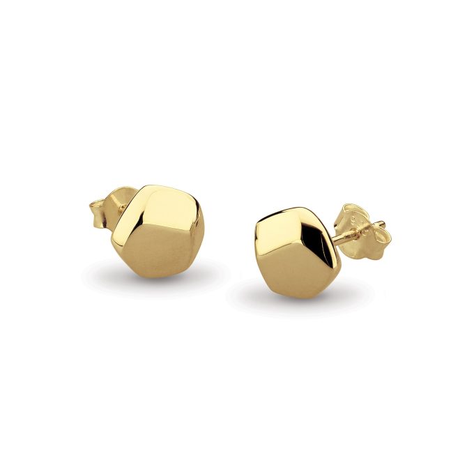 Kit Heath Gold Rokk Stud Earrings