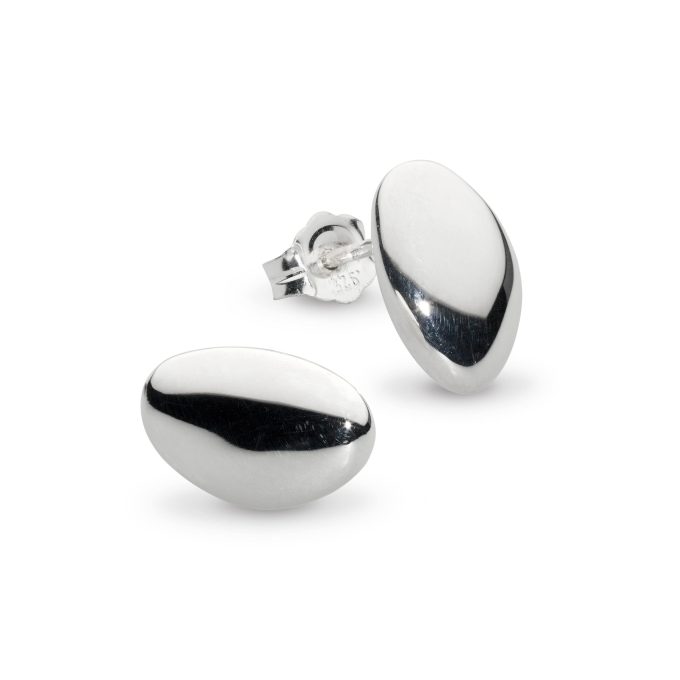 Silver Tumble Stud Earrings