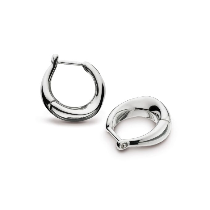 Kit Heath Bevel Cirque Huggie Earrings