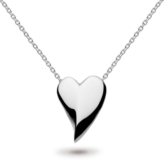 Kit Heath Desire Lust Heart Silver Necklace