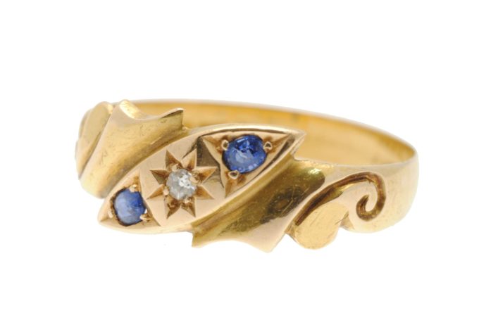 Sapphire and Diamond Ring - Image 2