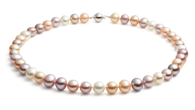 Jersey Pearl Multi-colour Necklace