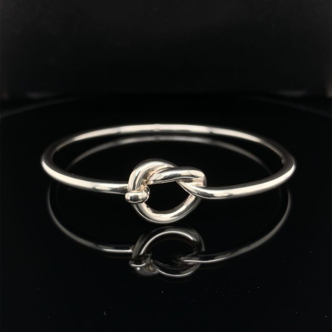 Silver Knot Bangle