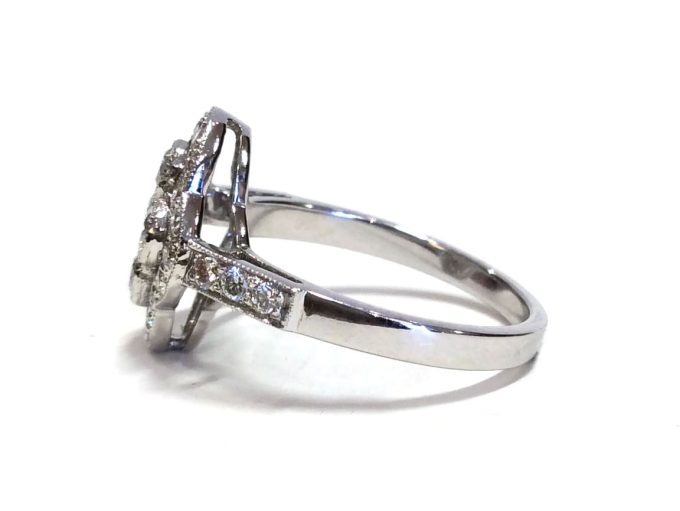 Vintage Style Diamond Dress Ring - Image 4