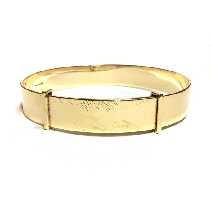Large 9ct Gold Expanding Bangle