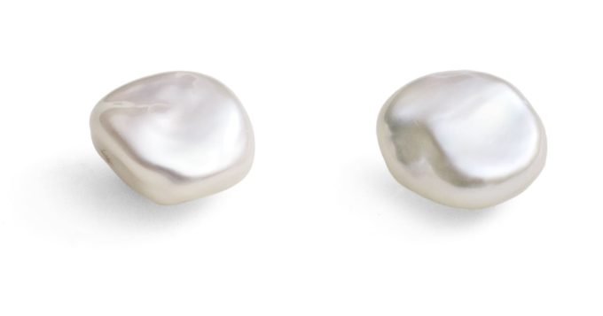 Jersey Pearl Keshi Pearl Earrings