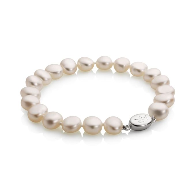 Jersey Pearl Baroque Bracelet