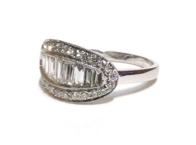 Baguette Diamond Set Dress Ring - Image 3