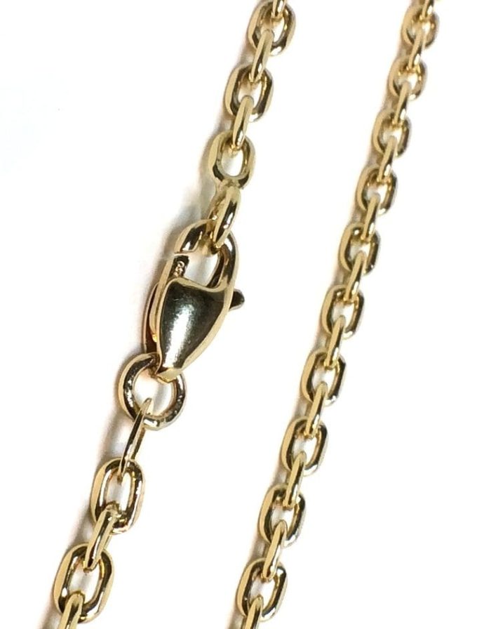 Yellow Gold 16" Trace Chain - Image 2