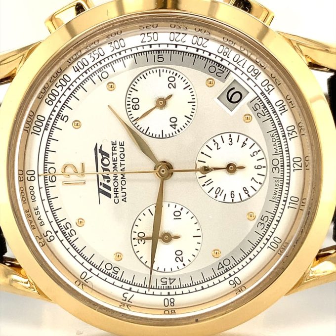 Tissot Heritage Gold Chronograph Watch T71.3.439.31 - Image 6