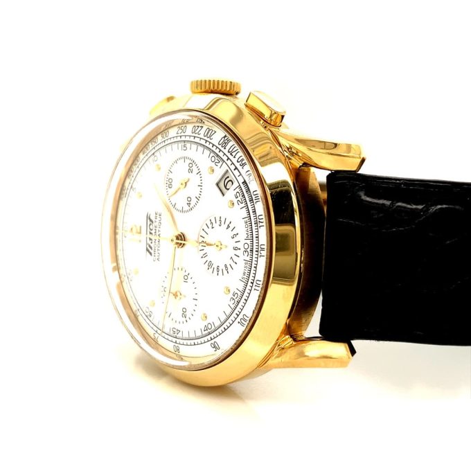 Tissot Heritage Gold Chronograph Watch T71.3.439.31 - Image 5