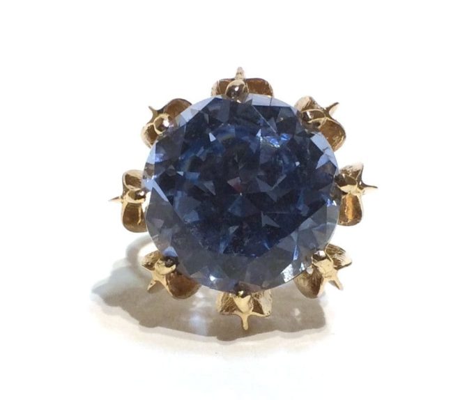 Vintage Gold Dress Ring - Image 4