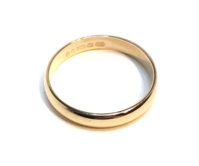9ct Yellow Gold Ladies 3mm Band - Image 3