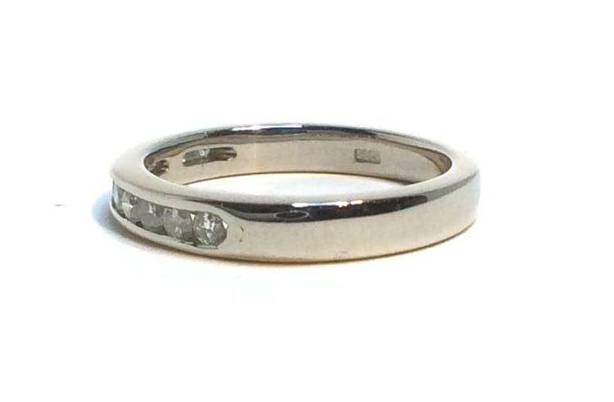 Platinum Channel Set Diamond Eternity Ring - Image 3