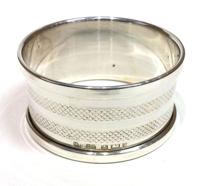 Silver Banded Napkin Ring 1930