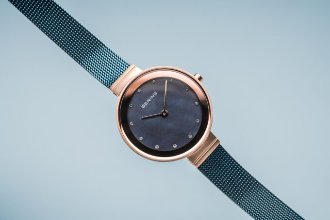 Bering Rose and Blue Ladies Watch 10128-368
