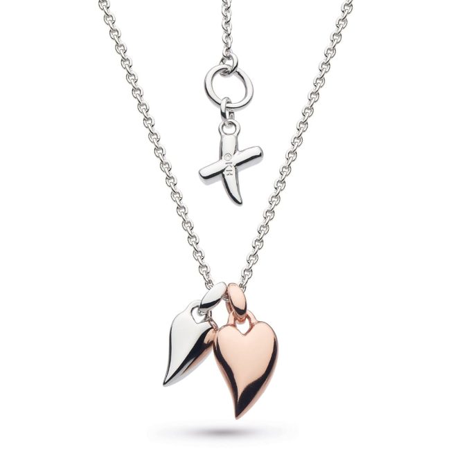 Kit Heath Desire Mini Hearts and Kiss Necklace