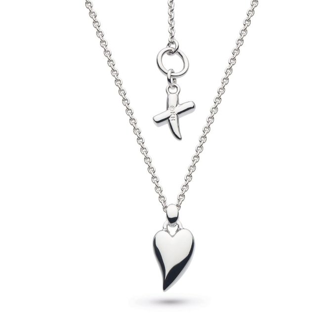 Kit Heath Kiss and Heart Necklace