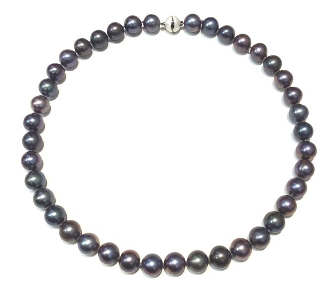 Peacock Pearl 11-13mm Necklace - Image 2