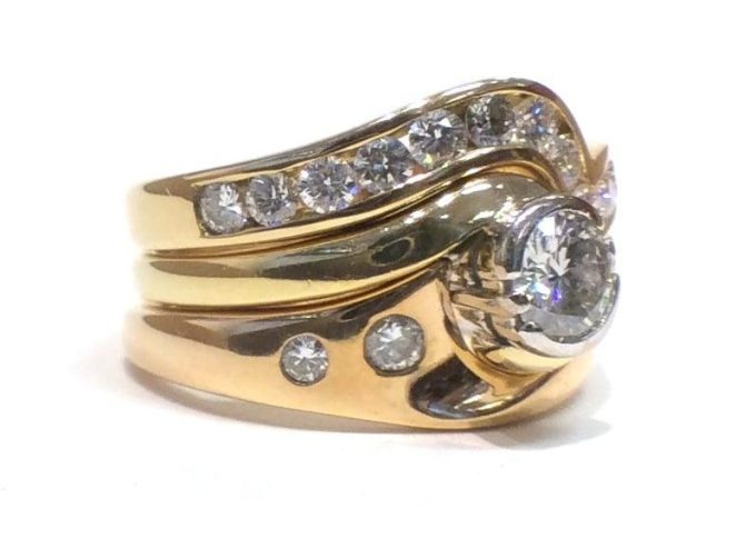Diamond Shaped Ring Set - Image 4