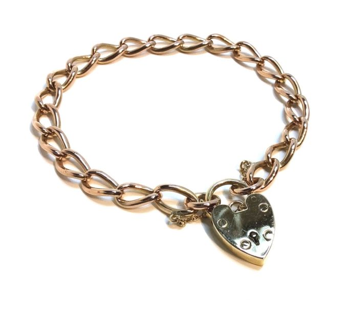Rose & Yellow Gold Charm Bracelet - Image 2