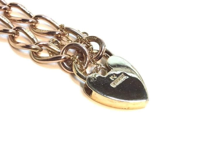 Rose & Yellow Gold Charm Bracelet - Image 3