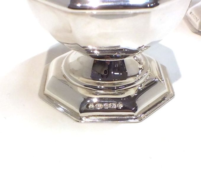 Georgian Style Silver Salt and Pepper
