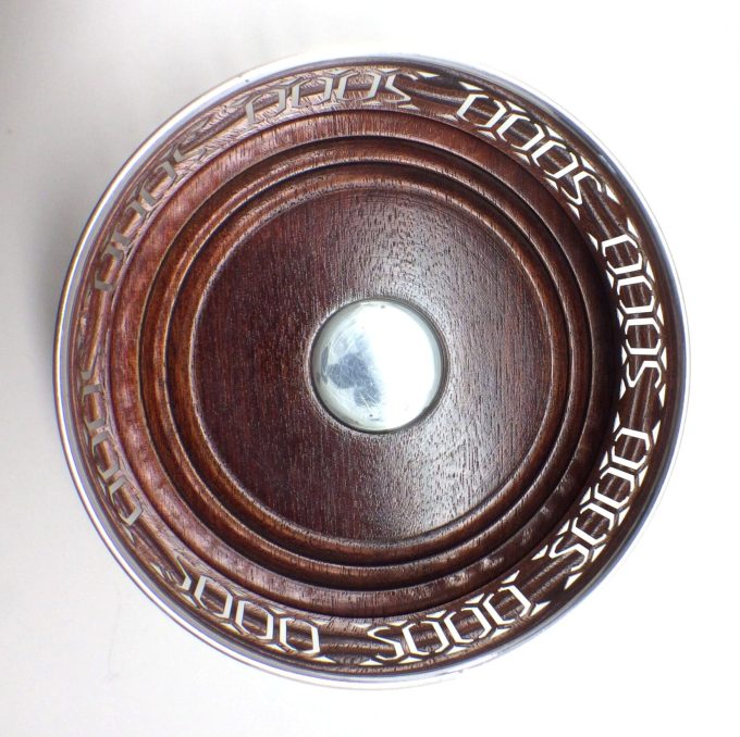 Large Silver Bottle Coaster